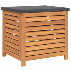 vidaXL Garden Storage Box Outdoor Storage Shed Deck Box Solid Wood Acacia - Additional view 5