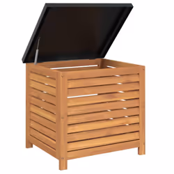 vidaXL Garden Storage Box Outdoor Storage Shed Deck Box Solid Wood Acacia - Additional view 6