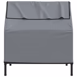 vidaXL Dog House Elevated Dog Pet Shelter Dog Kannel Oxford Fabric and Steel - 90 x 65 x 85 cm - Additional view 4
