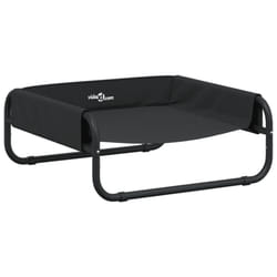 vidaXL Elevated Dog Bed Raised Dog Cot Anthracite Oxford Fabric and Steel - 57 x 57 x 24 cm