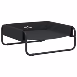 vidaXL Elevated Dog Bed Raised Dog Cot Anthracite Oxford Fabric and Steel