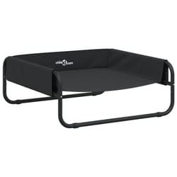 vidaXL Elevated Dog Bed Raised Dog Cot Anthracite Oxford Fabric and Steel