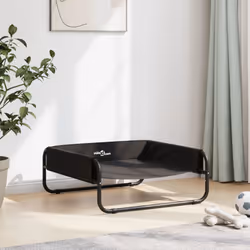 vidaXL Elevated Dog Bed Raised Dog Cot Anthracite Oxford Fabric and Steel