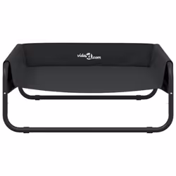 vidaXL Elevated Dog Bed Raised Dog Cot Anthracite Oxford Fabric and Steel - Additional view 4