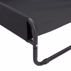 vidaXL Elevated Dog Bed Raised Dog Cot Anthracite Oxford Fabric and Steel - Additional view 7