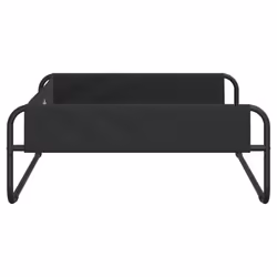 vidaXL Elevated Dog Bed Raised Dog Cot Anthracite Oxford Fabric and Steel - 85 x 85 x 33 cm - Additional view 5