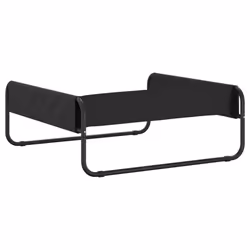 vidaXL Elevated Dog Bed Raised Dog Cot Anthracite Oxford Fabric and Steel - 85 x 85 x 33 cm - Additional view 6