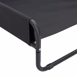 vidaXL Elevated Dog Bed Raised Dog Cot Anthracite Oxford Fabric and Steel - 85 x 85 x 33 cm - Additional view 7