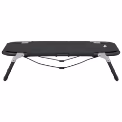 vidaXL Dog Bed Foldable Raised Dog Cot Anthracite Oxford Fabric and Steel - 70 x 46 x 18 cm - Additional view 4