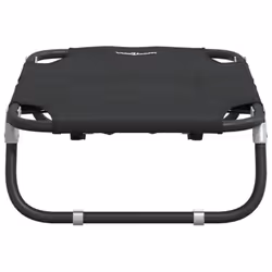 vidaXL Dog Bed Foldable Raised Dog Cot Anthracite Oxford Fabric and Steel - 70 x 46 x 18 cm - Additional view 5