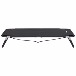 vidaXL Dog Bed Foldable Raised Dog Cot Anthracite Oxford Fabric and Steel - 105 x 65 x 18 cm - Additional view 4