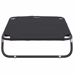 vidaXL Dog Bed Foldable Raised Dog Cot Anthracite Oxford Fabric and Steel - 105 x 65 x 18 cm - Additional view 5