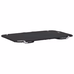 vidaXL Dog Bed Foldable Raised Dog Cot Anthracite Oxford Fabric and Steel - 105 x 65 x 18 cm - Additional view 7