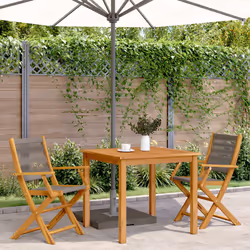 VidaXL 367667 outdoor chair Terrace Acacia wood, Polypropylene (PP) Grey