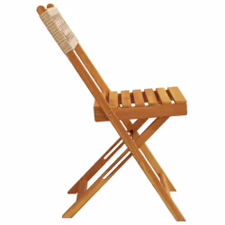 VidaXL 367677 outdoor chair Terrace Acacia wood, Polyrattan Beige - Additional view 6