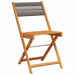 VidaXL 367679 outdoor chair Terrace Acacia wood Grey - Additional view 4
