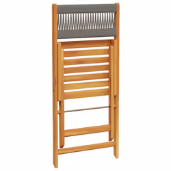 VidaXL 367679 outdoor chair Terrace Acacia wood Grey - Additional view 8
