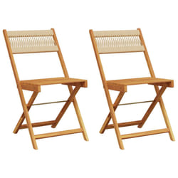 VidaXL 367680 outdoor chair Terrace Acacia wood Beige