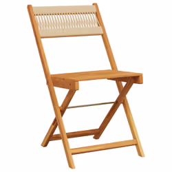 VidaXL 367680 outdoor chair Terrace Acacia wood Beige - Additional view 4