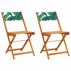 VidaXL 367685, Terrace, Acacia wood, Polyester, Green, 110 kg, 410 mm, 525 mm