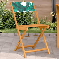 VidaXL 367685 outdoor chair Terrace Acacia wood, Polyester Green