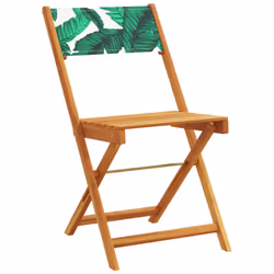 VidaXL 367685 outdoor chair Terrace Acacia wood, Polyester Green - Additional view 4