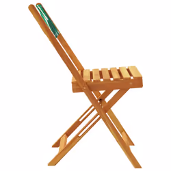 VidaXL 367685 outdoor chair Terrace Acacia wood, Polyester Green - Additional view 6