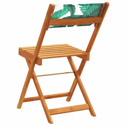 VidaXL 367685 outdoor chair Terrace Acacia wood, Polyester Green - Additional view 7