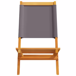 VidaXL 367691 outdoor chair Terrace Acacia wood, Polyester Anthracite - Additional view 5