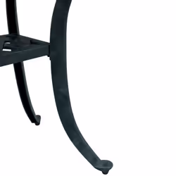 vidaXL Garden Table Outdoor Dining Table Patio Side Table White Cast Aluminium - green - Additional view 9