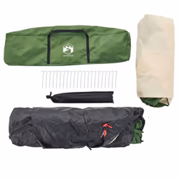 vidaXL Family Tent with Porch 9-Person Picnic Camping Tent Green Quick Release - Additional view 9