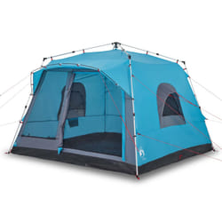 vidaXL Family Tent Cabin 7-Person Lightweight Tent Camping Tent Quick Release - blue