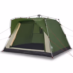 vidaXL Camping Tent Cabin 4-Person Lightweight Tent Dome Tent Quick Release - Green