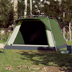 vidaXL Camping Tent Cabin 4-Person Lightweight Tent Dome Tent Quick Release - Green