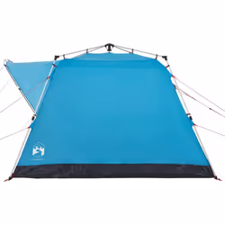 vidaXL Camping Tent Cabin 4-Person Lightweight Tent Dome Tent Quick Release - Blue - Additional view 6