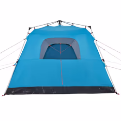 vidaXL Camping Tent Cabin 4-Person Lightweight Tent Dome Tent Quick Release - Blue - Additional view 7
