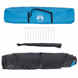 vidaXL Camping Tent Cabin 4-Person Lightweight Tent Dome Tent Quick Release - Blue - Additional view 9