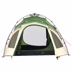 vidaXL Camping Tent Dome 3-Person Lightweight Dome Tent Green Quick Release - Additional view 6