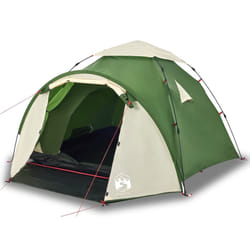 vidaXL Camping Tent Dome 3-Person Lightweight Dome Tent Green Quick Release - Green