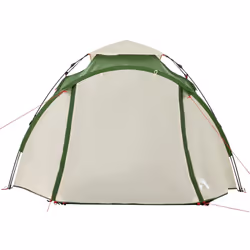 vidaXL Camping Tent Dome 3-Person Lightweight Dome Tent Green Quick Release - Green - Additional view 5
