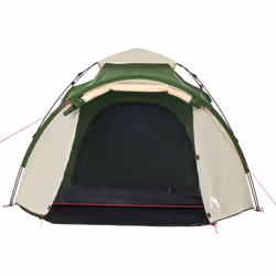 vidaXL Camping Tent Dome 3-Person Lightweight Dome Tent Green Quick Release - Green - Additional view 6