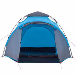 vidaXL Camping Tent Dome 3-Person Lightweight Dome Tent Green Quick Release - Blue - Additional view 7