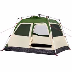 vidaXL Family Tent Dome 8-Person Lightweight Tent Camping Tent Quick Release - Green, 255 x 222 x 165 cm - Additional view 4