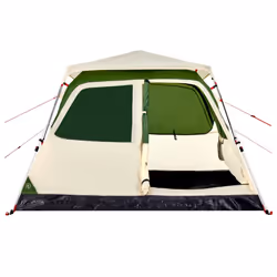 vidaXL Family Tent Dome 8-Person Lightweight Tent Camping Tent Quick Release - Green, 255 x 222 x 165 cm - Additional view 6