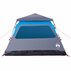 vidaXL Family Tent Dome 8-Person Lightweight Tent Camping Tent Quick Release - Blue, 255 x 222 x 165 cm - Additional view 7