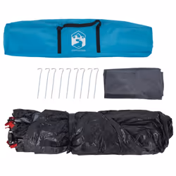 vidaXL Family Tent Dome 8-Person Lightweight Tent Camping Tent Quick Release - Blue, 255 x 222 x 165 cm - Additional view 9
