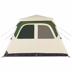 vidaXL Family Tent Dome 8-Person Lightweight Tent Camping Tent Quick Release - Green, 310 x 285 x 200 cm - Additional view 5