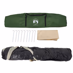 vidaXL Family Tent Dome 8-Person Lightweight Tent Camping Tent Quick Release - Green, 310 x 285 x 200 cm - Additional view 9