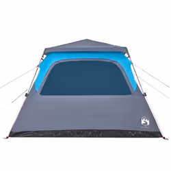vidaXL Family Tent Dome 8-Person Lightweight Tent Camping Tent Quick Release - Blue, 310 x 285 x 200 cm - Additional view 7