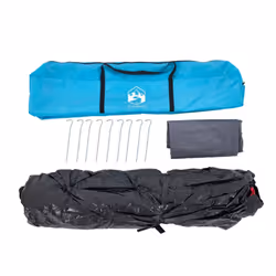 vidaXL Family Tent Dome 8-Person Lightweight Tent Camping Tent Quick Release - Blue, 310 x 285 x 200 cm - Additional view 9